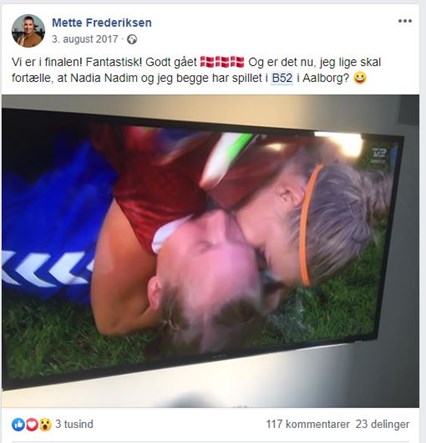 Mette Frederiksens egen Facebookprofil